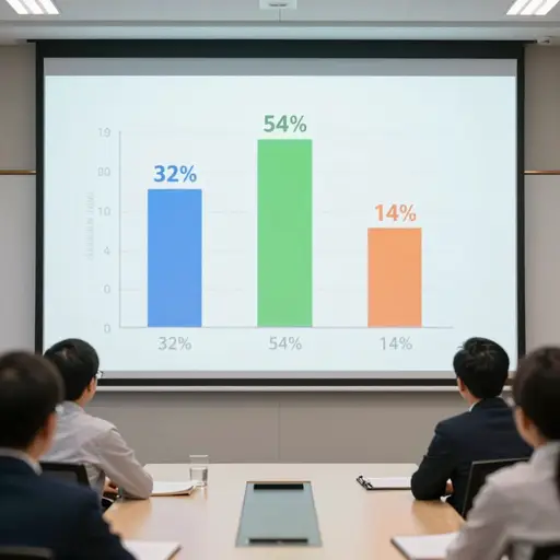 调查显示，32%的受访者赞成，54%不赞成，其余人未决定。