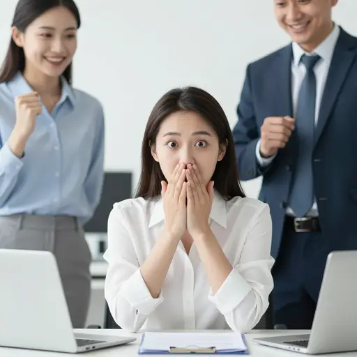 她说她做梦也没想到会这么快升职。