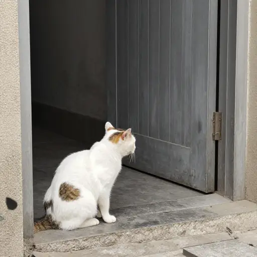 你离开前请喂一下猫。