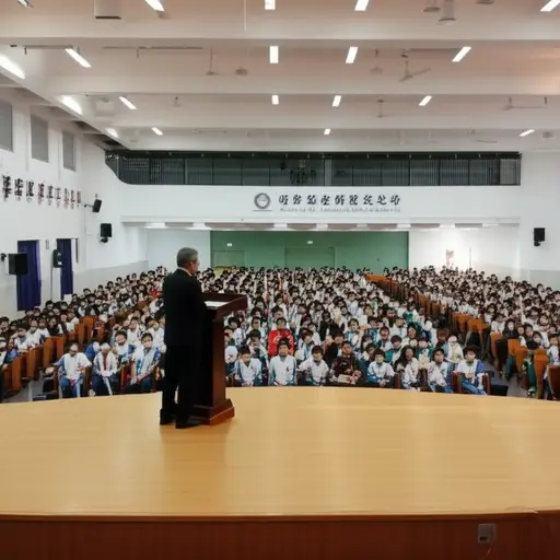 校长将在周一的集会上做一个关于校园安全的讲话。