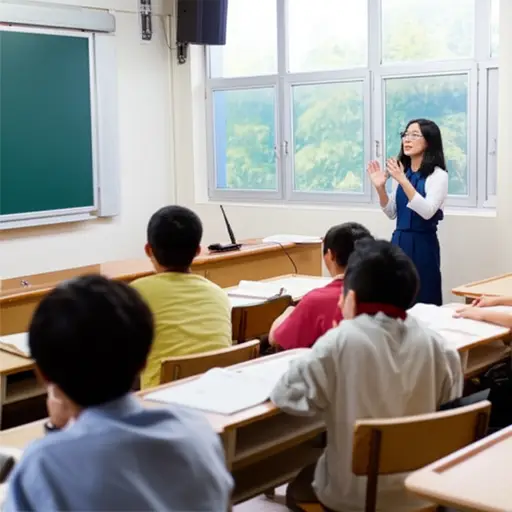 老师提醒学生们要专心听讲。