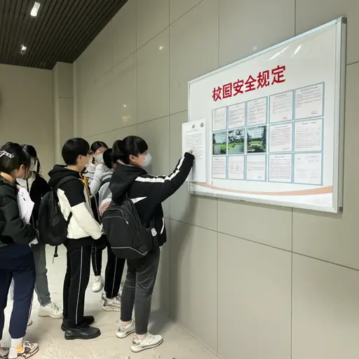 学校发布了新的校园安全规定。