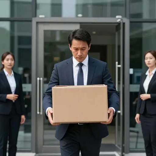公司决定在丑闻后把他开除。