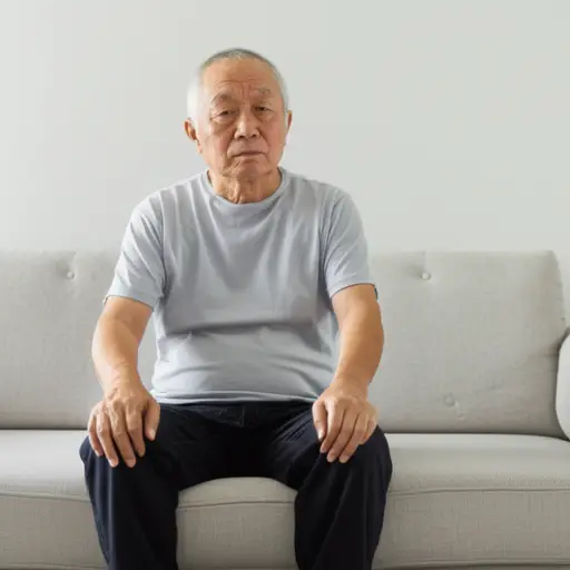 退休后，他常常感到孤独，因为没有人和他聊天。