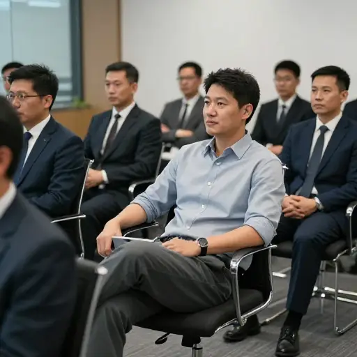 在正式会议上，他随意的态度显得不合适。