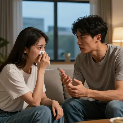 他们的争吵总是以眼泪收场。