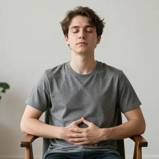 当你紧张或害怕时，缓慢深呼吸会有所帮助。
