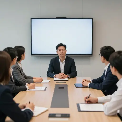 他通常不会在开会时接电话。