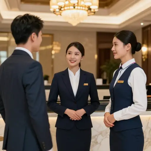 我相信您会对他非常满意，他将成为您酒店的资产。