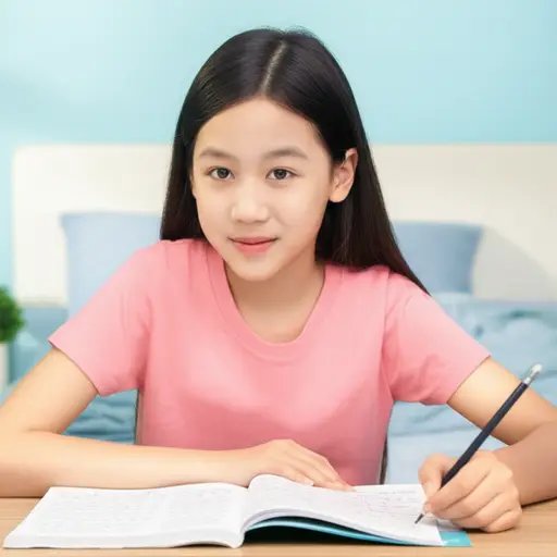 她终于明白了这个数学问题的解法。