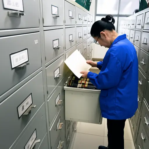 历史部门将那些珍贵的老照片存档保存。