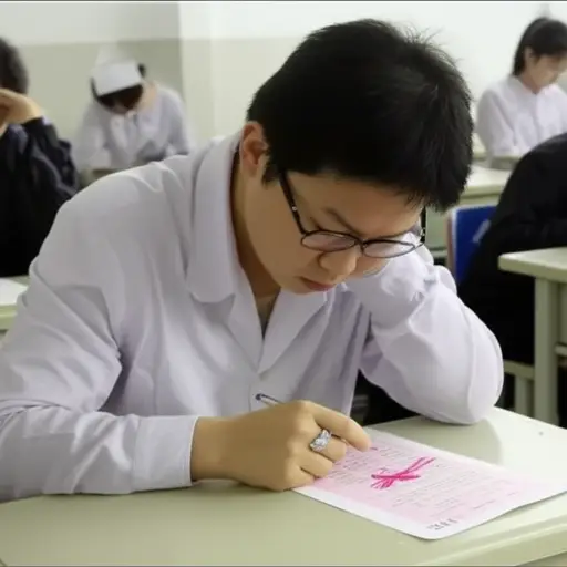 他在考试中搞砸了最后一道数学题。