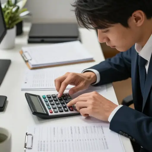 我必须两次计算出所有的数字，以确保我的账户准确。
