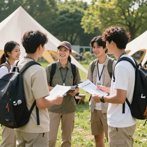 那个夏令营正在积极招募充满热情的新辅导员。