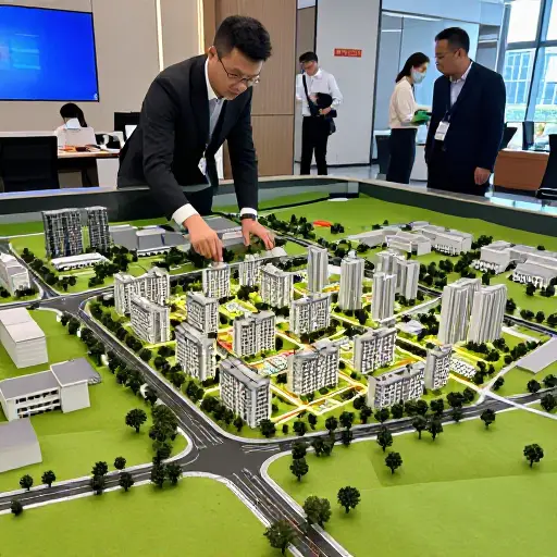 城市规划者正在规划新的住宅区，将公园和学校包含在内。