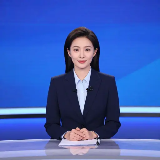 她主持晚间新闻。