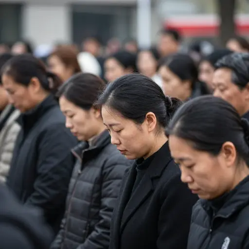各处默哀一分钟以示敬意。