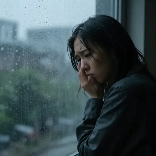 我受够这天气了。