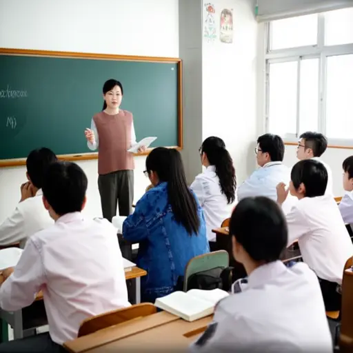 老师向学生们简要介绍了考试规则。