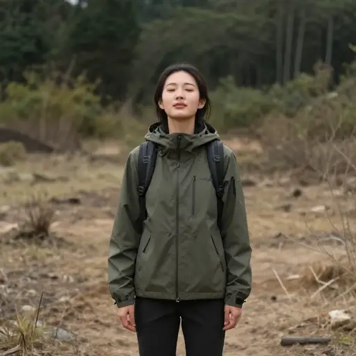再次踏上坚实的地面，她如释重负地叹了口气，庆幸自己在这场冒险中幸存下来。