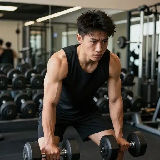 训练很艰苦，但他的决心从未动摇。