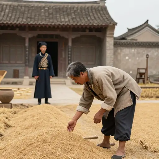 这部小说描绘了封建地主对农民的剥削。