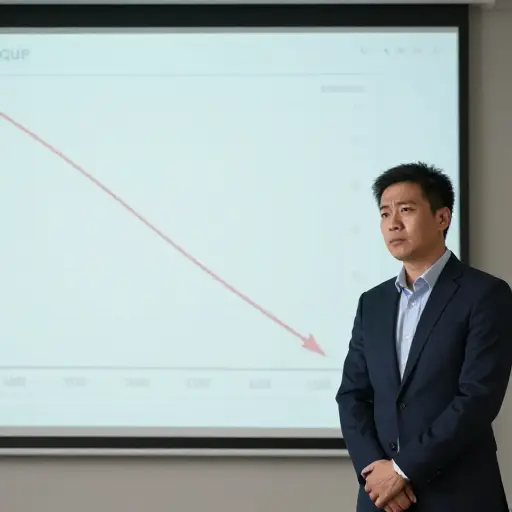 该公司本季度的利润呈下降趋势。