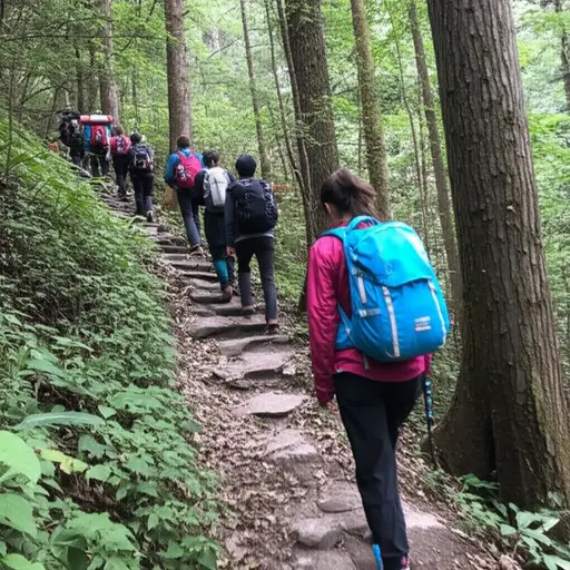 他们计划进行一次为期三天的徒步旅行穿越森林。