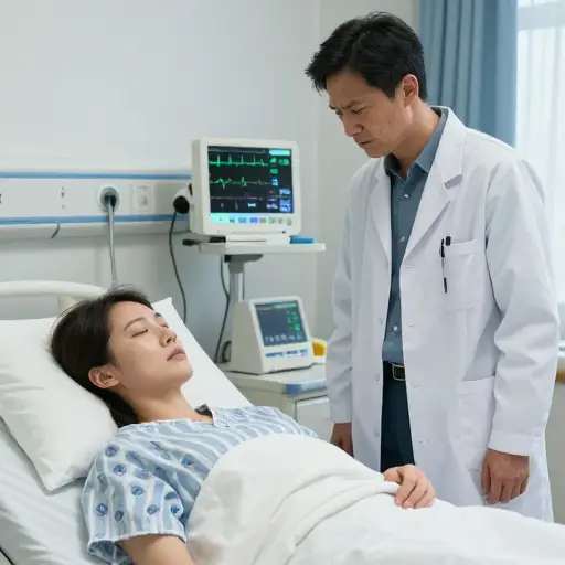病人对治疗没有反应，这令医生很担心。