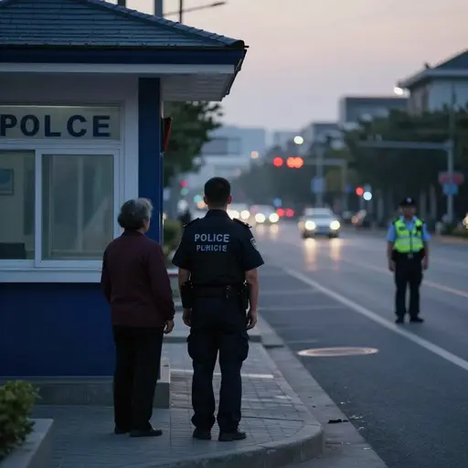 他和他的母亲都不愿意和警方交谈。