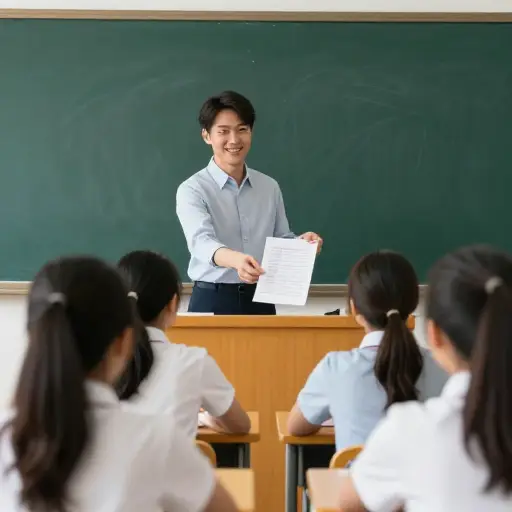 老师把下周的课程表发给了我们。
