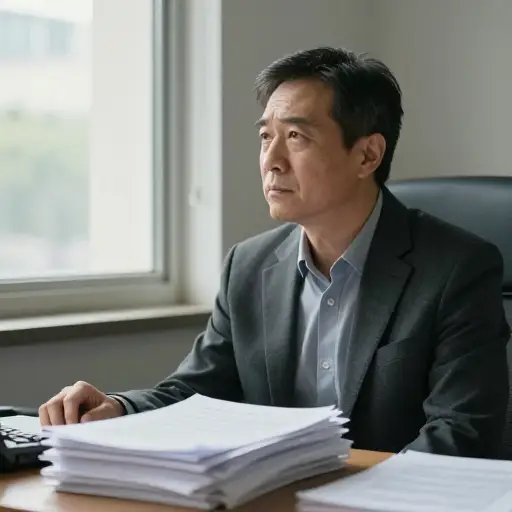 尽管责任重重，他似乎总有心事。