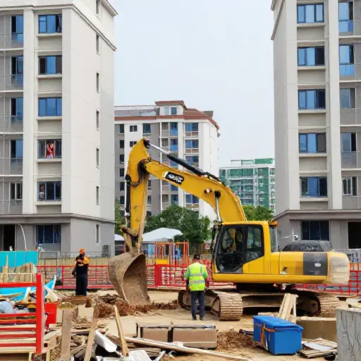 建筑工地的持续噪音是当地居民的一大烦恼来源。