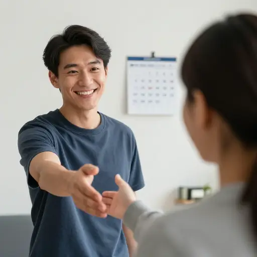 当然，我会很乐意帮助你，即使我只会在那里呆几周。