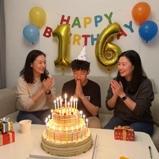 我儿子下周就16岁了，所以我们正在计划一个派对。