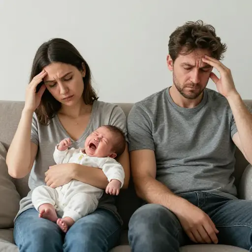 照顾新生婴儿会把新父母累垮。