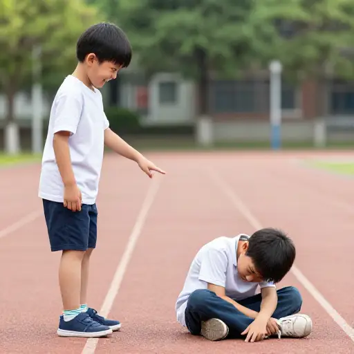 不要嘲笑别人，这很不礼貌。