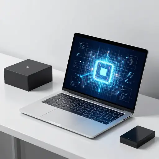 这台电脑采用了最新技术。