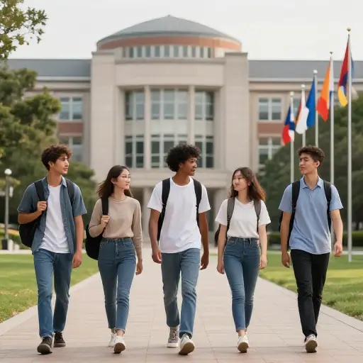 这所大学的声望吸引了来自世界各地的顶尖学生。