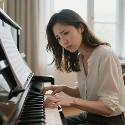 她以前法语说得很流利，但现在她生疏了。