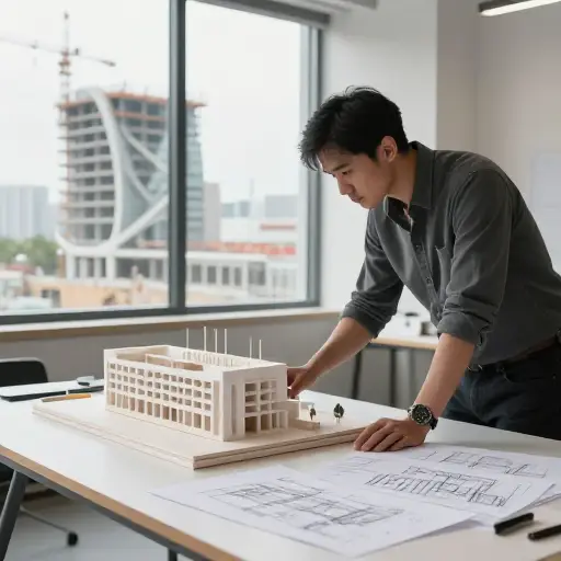 建筑师花了数月时间才将他的创意构想具象化为这座独特的建筑。