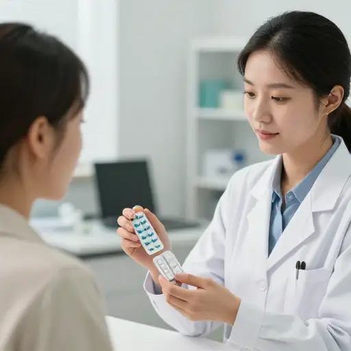 她被建议换用另一种避孕药。