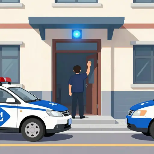 请到警察局来。
