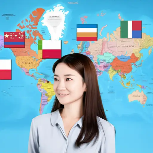 我真羡慕她能说五种语言。