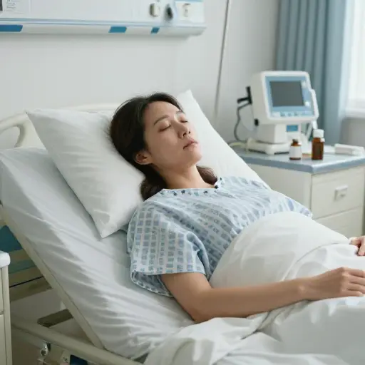 她的免疫系统因治疗而受到了损害。