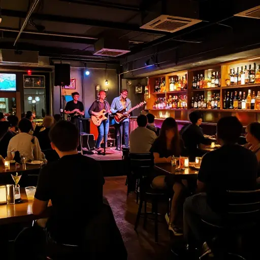 当地酒吧每周六晚上提供现场娱乐表演。