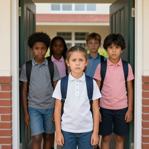 孩子们通常需要时间来适应新学校。