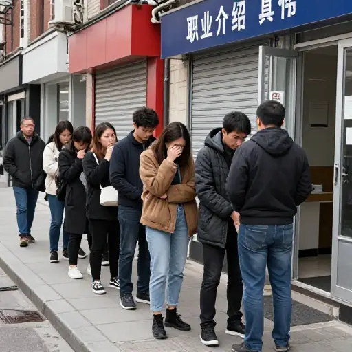 由于经济危机，失业不可避免地普遍存在。