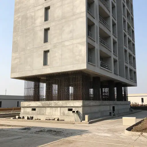 稳定的地基为建筑提供了必要的稳固性。