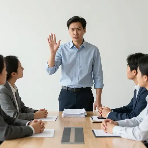 这名员工抗议说，关于新规定，他从来没有收到过任何通知。